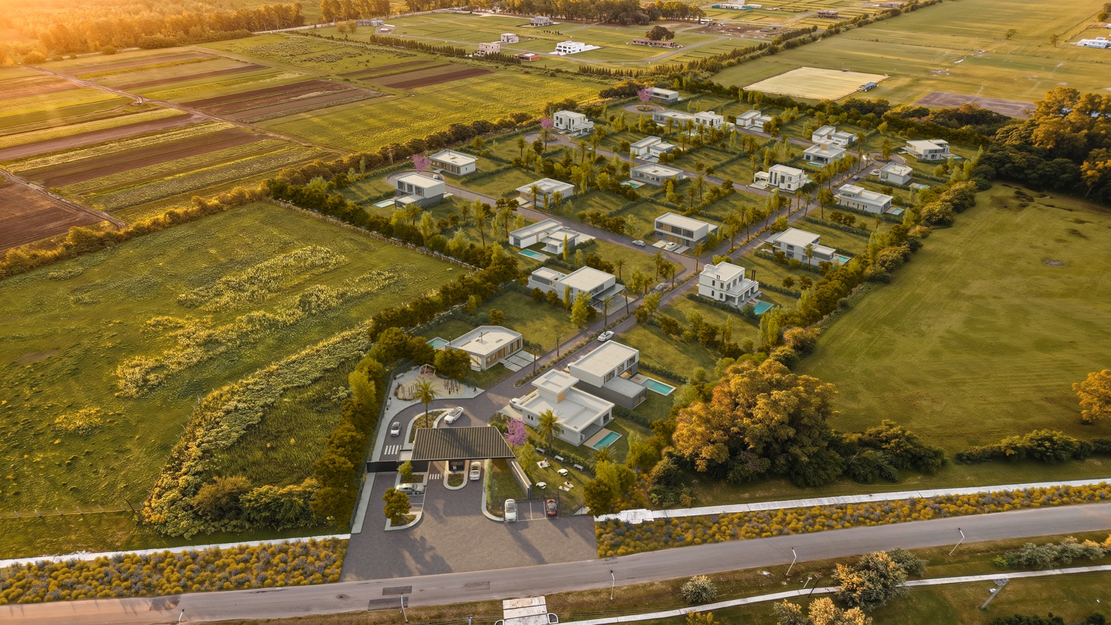 Render exterior de Arribada