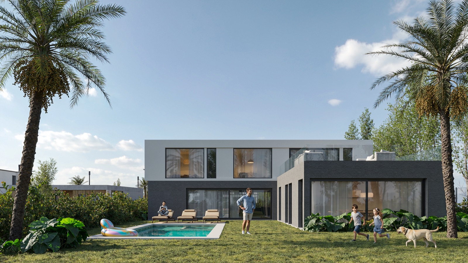 Render exterior de Arribada