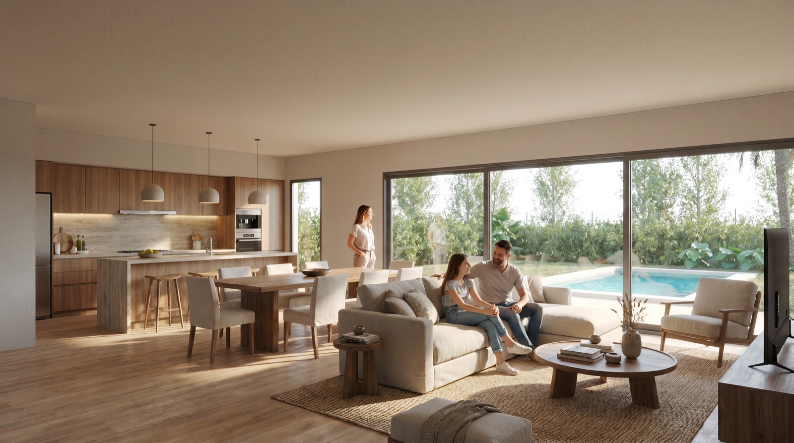 Render exterior de Arribada